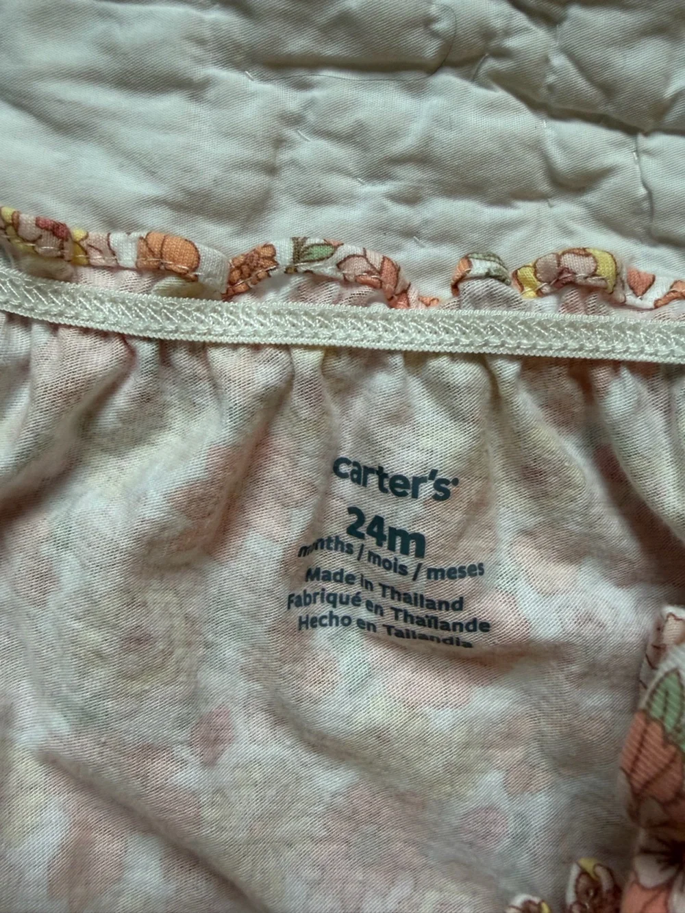 Gymboree Pink Daisy Knit Cardigan with Floral Jumpsuit